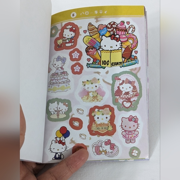 Hello Kitty Sanrio Kawaii Sticker Book, 450 Stickers, 16 Sticker Sheets - Picture 6 of 7